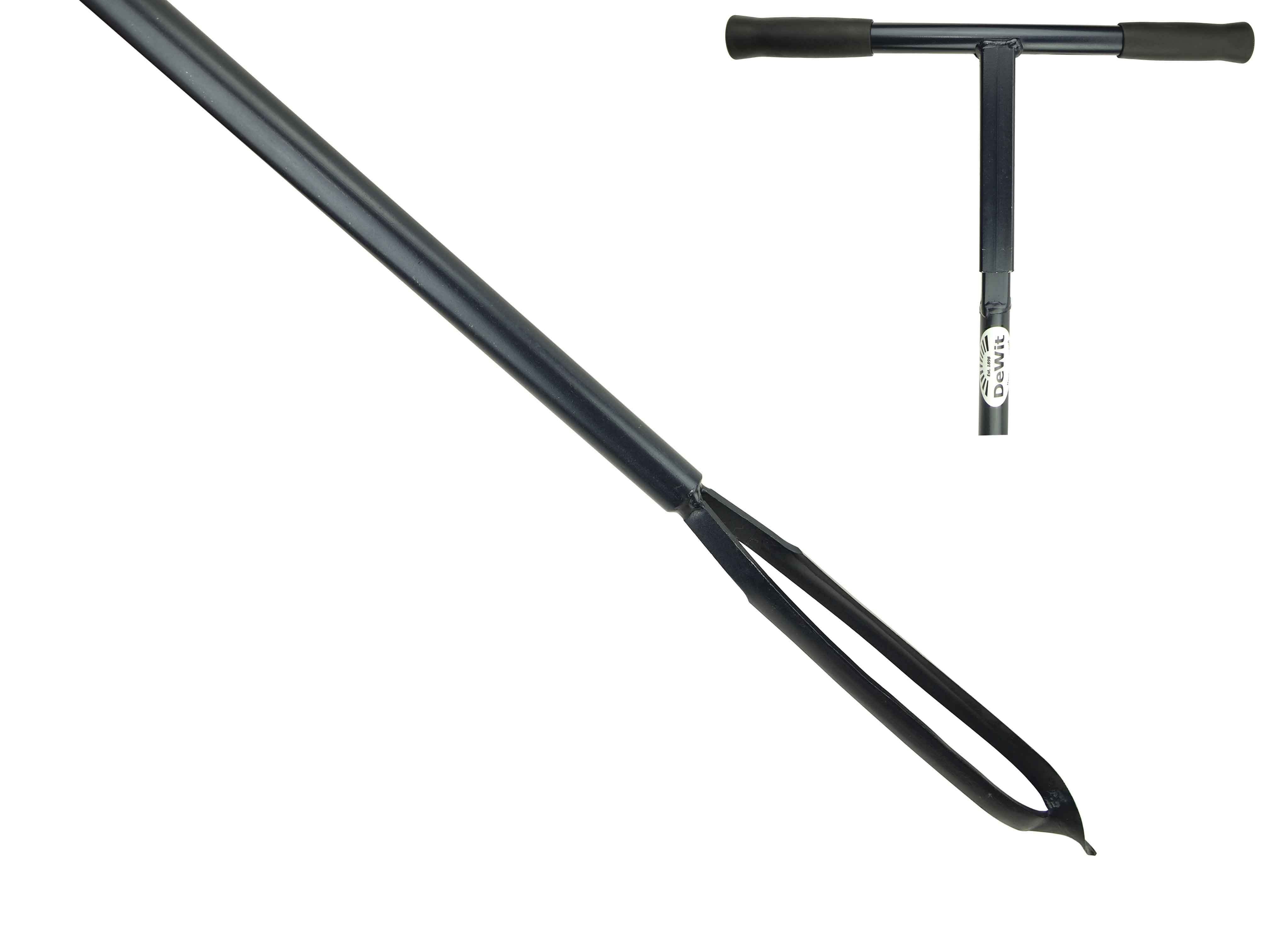 Posthole auger with forged head diameter 4cm